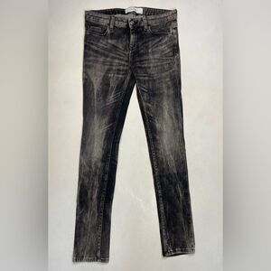 IRO Mid-Rise Skinny Leg Denim Jeans Women 27 Black